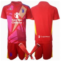 Camisa de time de futebol Juventus Goleiro Replicas 1º Equipamento Infantil 2024-25 Manga Curta (+ Calças curtas)